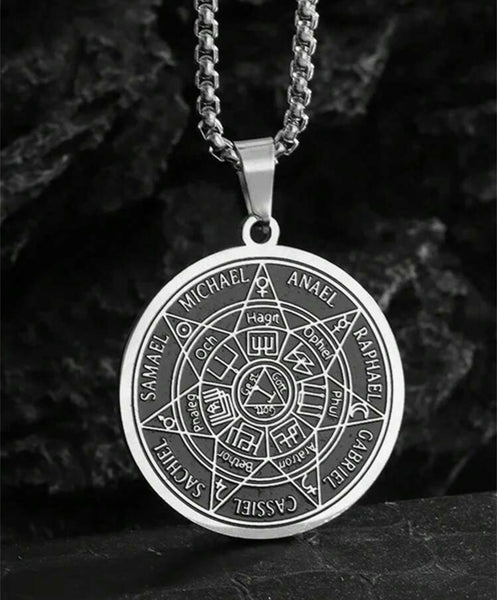 Seven Archangels Seal of Solomon Pendant
