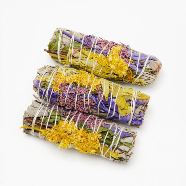 Calendula Floral Herb Bundle Smudge