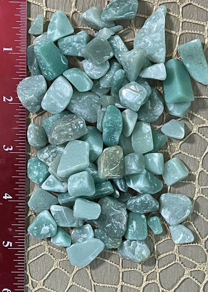 Green Aventurine Crystals 1 ounce