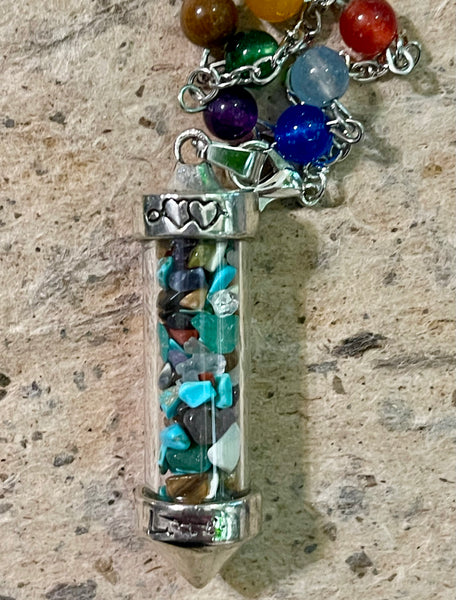 Pendulums: Crystal Chambered, Chakra Chain