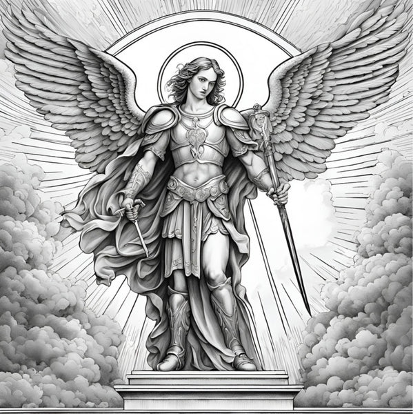 Free Archangel Michael Coloring Sheets