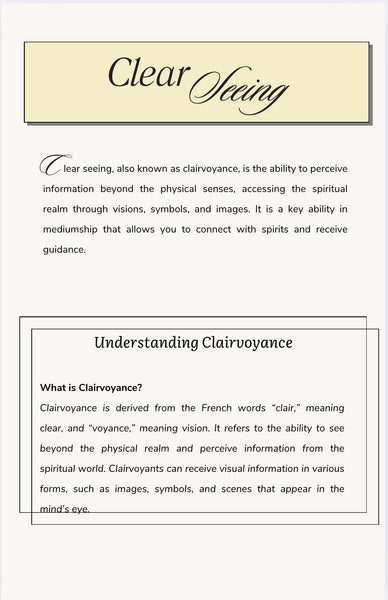 Spirit Communication E-Book