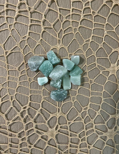 Green Aventurine Crystals 1 ounce