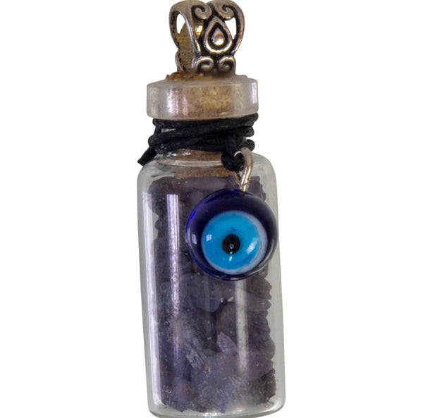 Gemstone Chip Bottle Pendant
