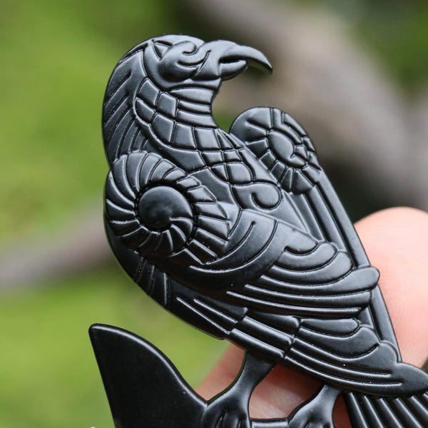 Mystical Raven Hairsticks
