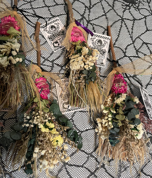 Besom/Broom 11-12” Eucalyptus & Floral