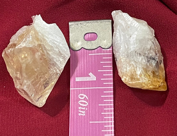 Citrine Crystal Points Set of 3