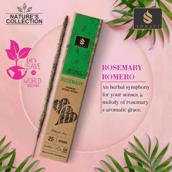 Natural Premium Incense: Lavender, Rosemary, & White Sage