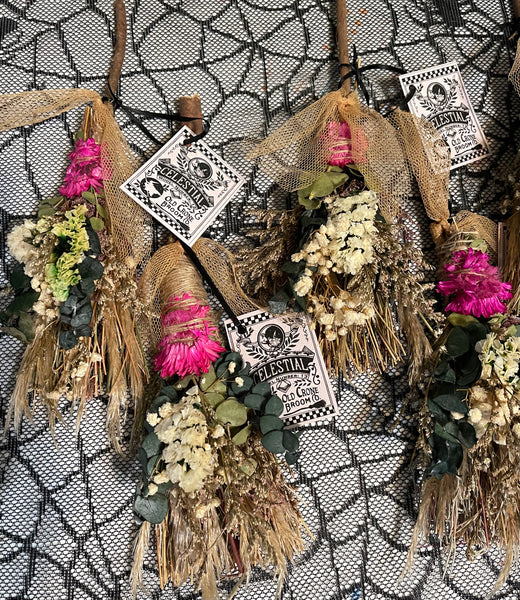 Besom/Broom 11-12” Eucalyptus & Floral