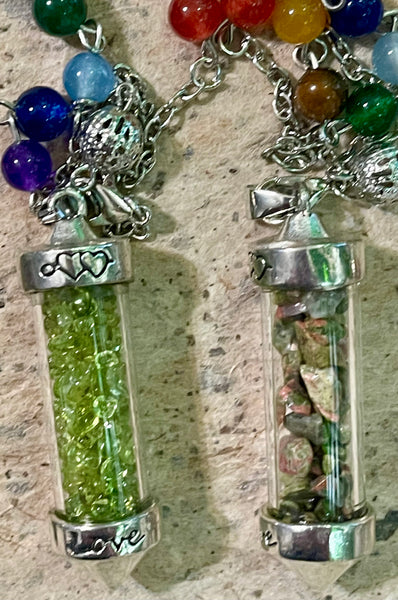Pendulums: Crystal Chambered, Chakra Chain