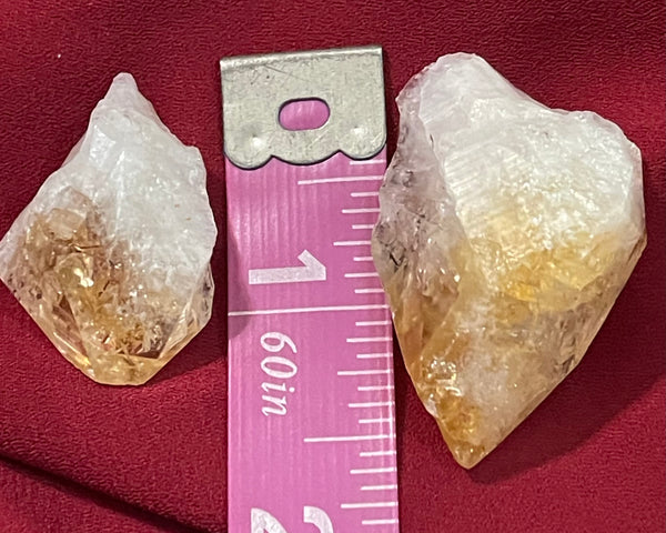 Citrine Crystal Points Set of 3