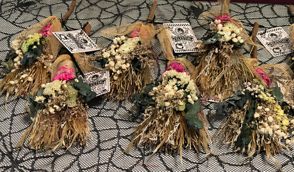 Besom/Broom 11-12” Eucalyptus & Floral