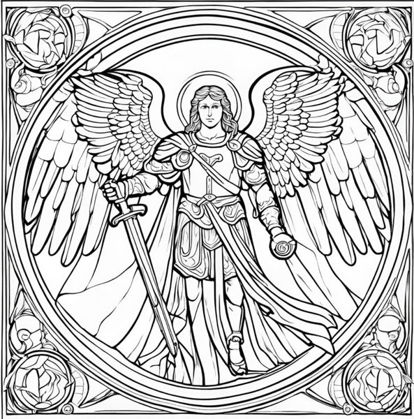 Free Archangel Michael Coloring Sheets