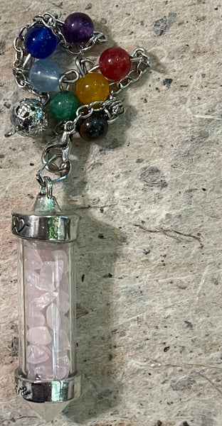 Pendulums: Crystal Chambered, Chakra Chain