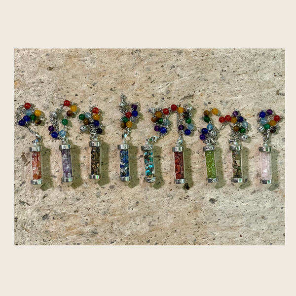 Pendulums: Crystal Chambered, Chakra Chain