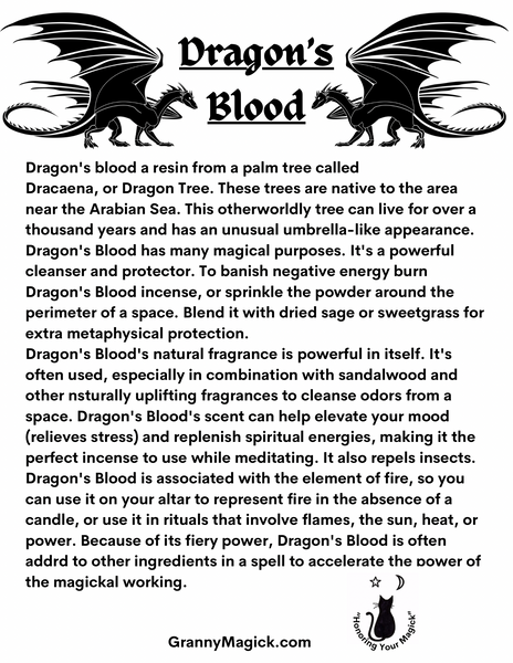 Dragon’s Blood Self Igniting Incense