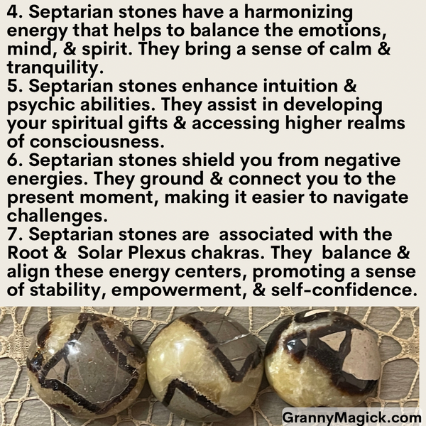 Septarian Larger Palm Stone