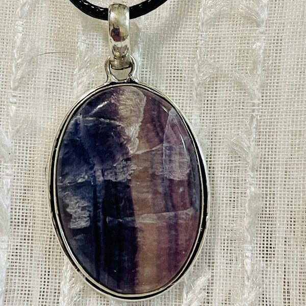 Purple Fuorite Pendants #404