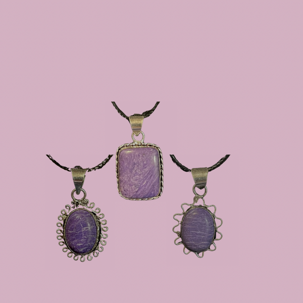 Charoite Pendants