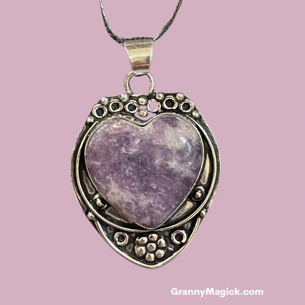 Lepidolite Pendants #161