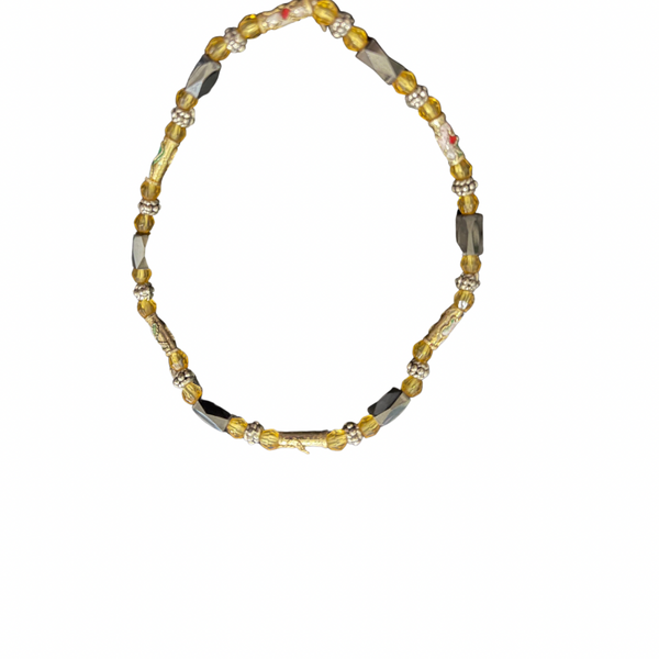 Magnetic Hematite Beaded anklet