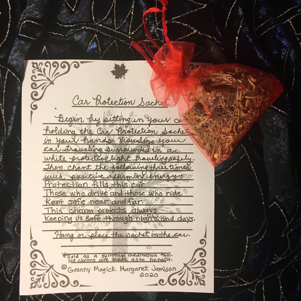 Crystal & Herbal Car Protection Sachet