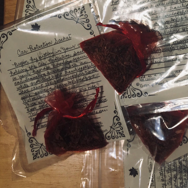 Crystal & Herbal Car Protection Sachet
