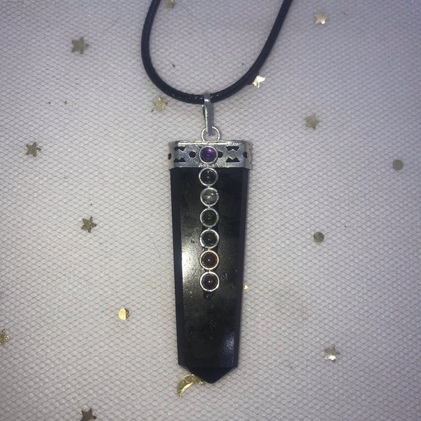 Tourmaline Chakra Pendant #102