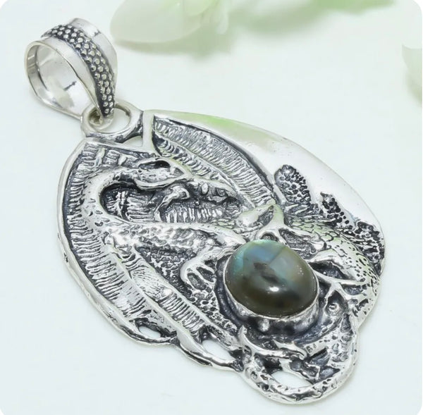 Dragon Crystal Stone Pendant