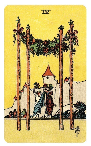 Smith-Waite Tarot Deck Borderless