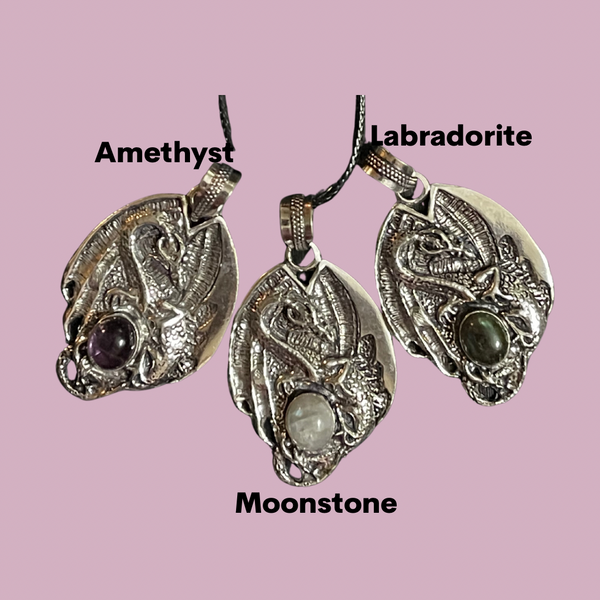 Dragon Crystal Stone Pendant