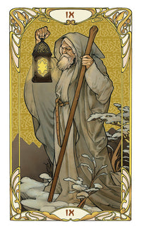 Golden Art Nouveau Tarot Mini