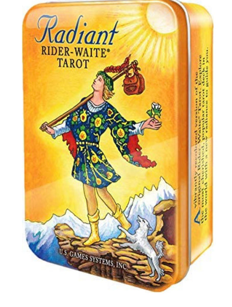 Radiant Rider-Waite Tarot in a Tin