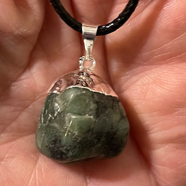 Emerald Nugget Pendant