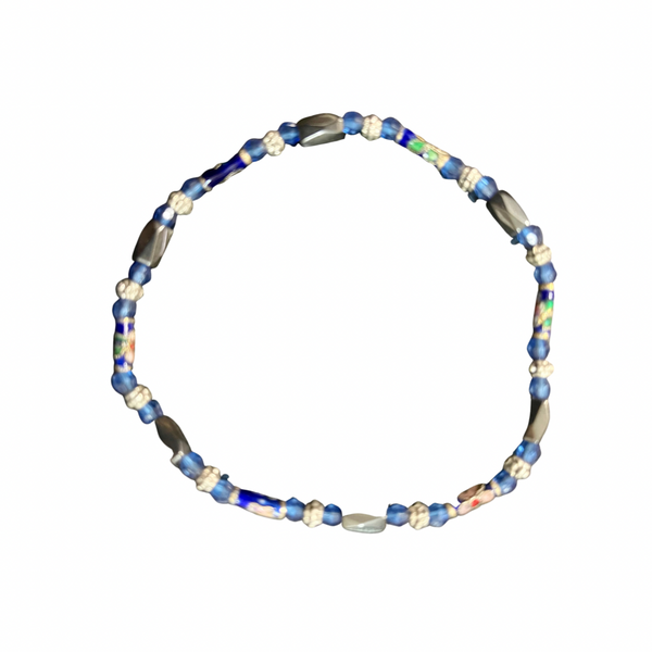 Magnetic Hematite Beaded anklet