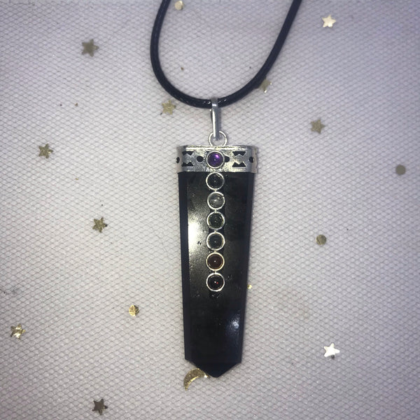 Tourmaline Chakra Pendant #102