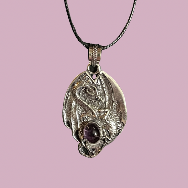 Dragon Crystal Stone Pendant