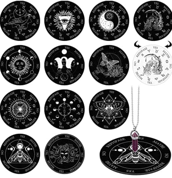 Pendulum Dowsing Board Wood