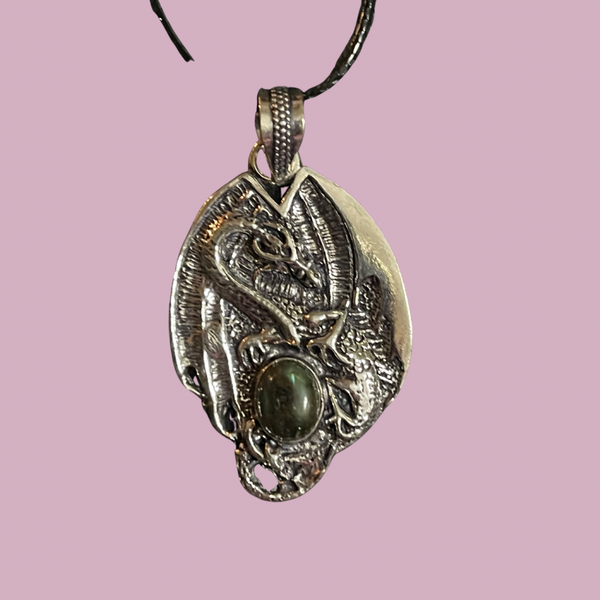 Dragon Crystal Stone Pendant