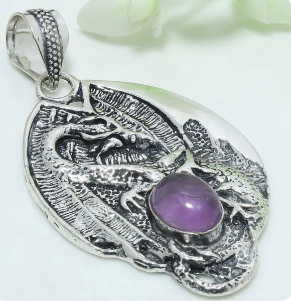 Dragon Crystal Stone Pendant