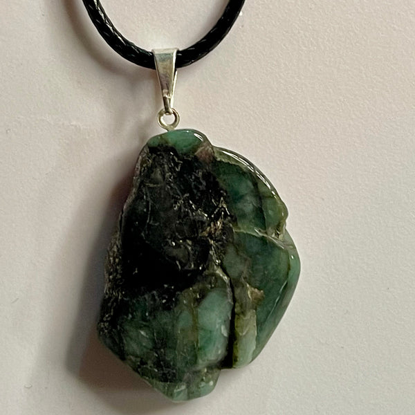 Emerald Slice Pendants