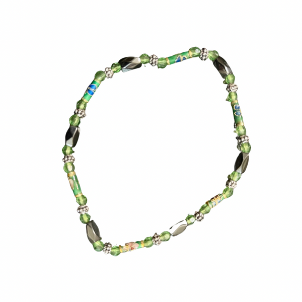 Magnetic Hematite Beaded anklet