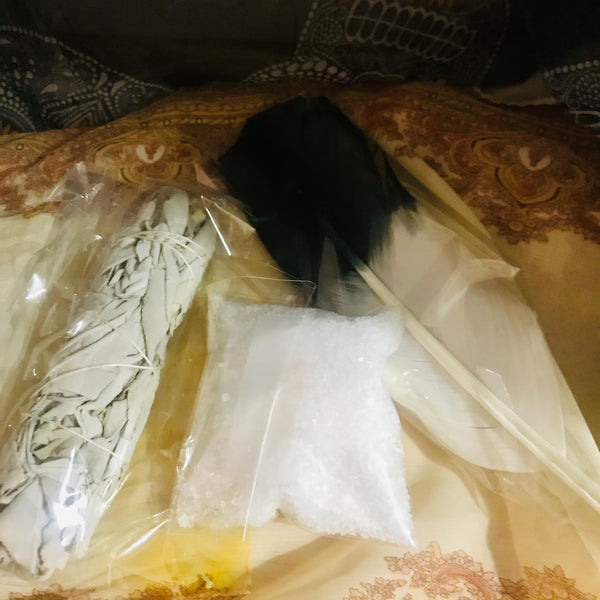 Abalone Shell Sage Bundle Smudge Set