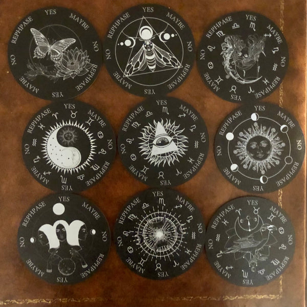 Pendulum Dowsing Board Wood