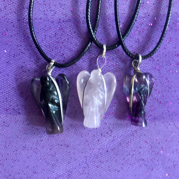 Gemstone Wire Wrapped Angel