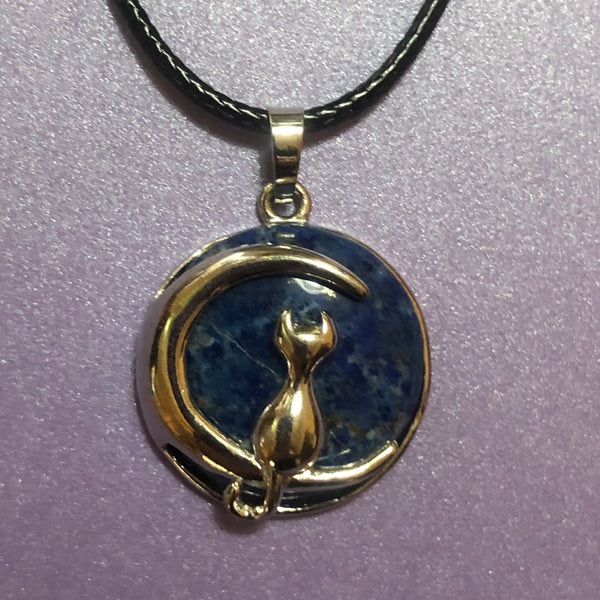Cat On A Gemstone Moon