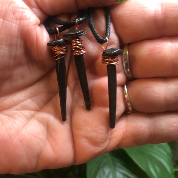 Blessed & Charged Iron Nail Necklace (Protection)