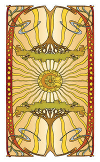 Golden Art Nouveau Tarot Mini