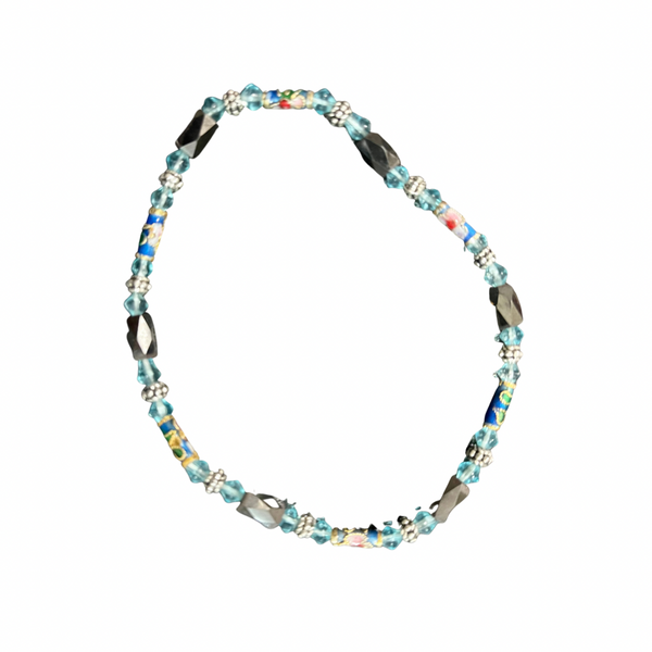 Magnetic Hematite Beaded anklet