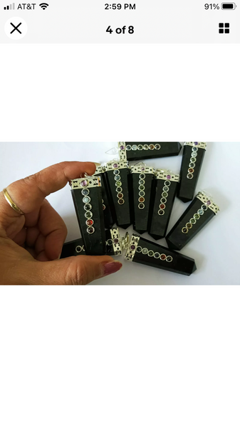 Tourmaline Chakra Pendant #102